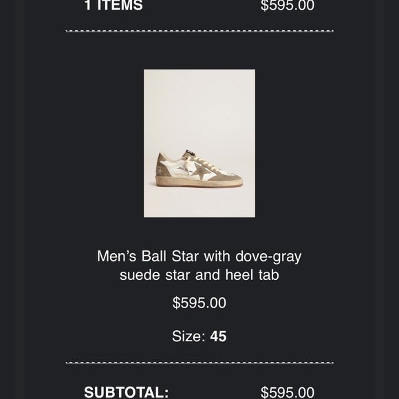 Golden Goose Ball Star with dove-gray suede star and heel tab - Picture 9 of 9